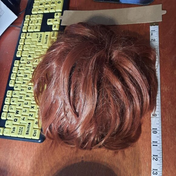 NEW ! Tall Layer Hair Wig Short Straight Dark Blonde main image 4